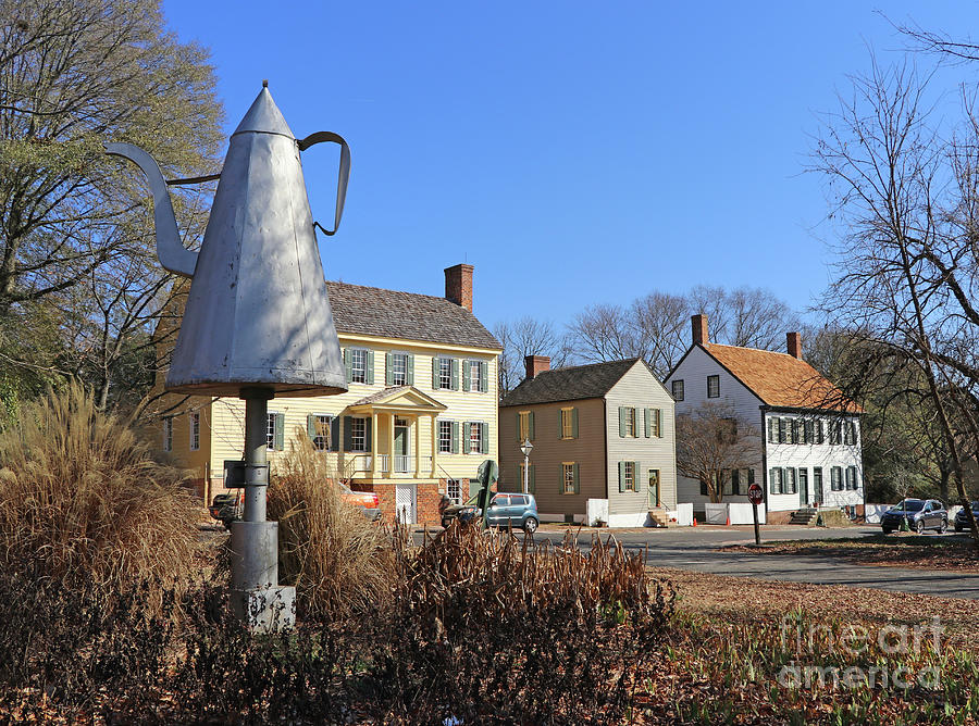 Mickey Coffee Pot in Old Salem NC 1713 Photograph by Jack Schultz