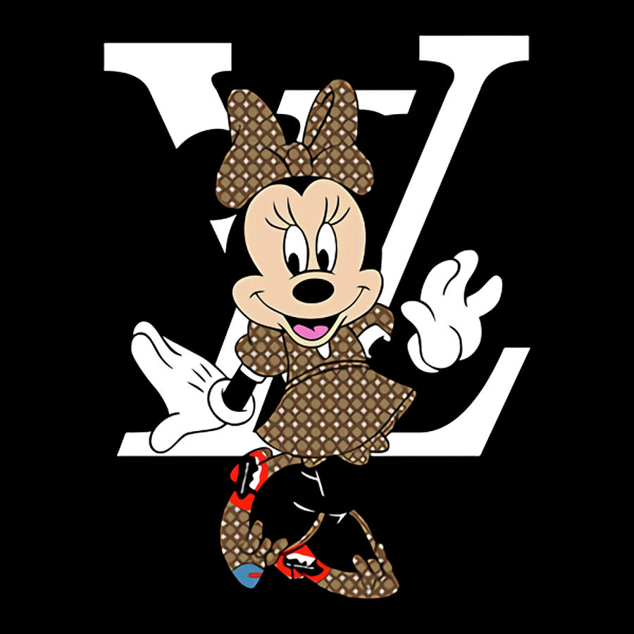 Louis Vuitton Mickey Mouse Logo Cute Digital Art by Emily Collins - Pixels