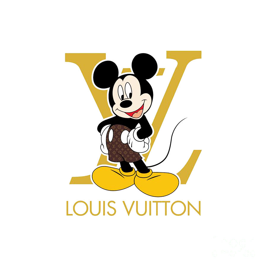 Mickey Louis Vuitton Digital Art by Alice Weatherford