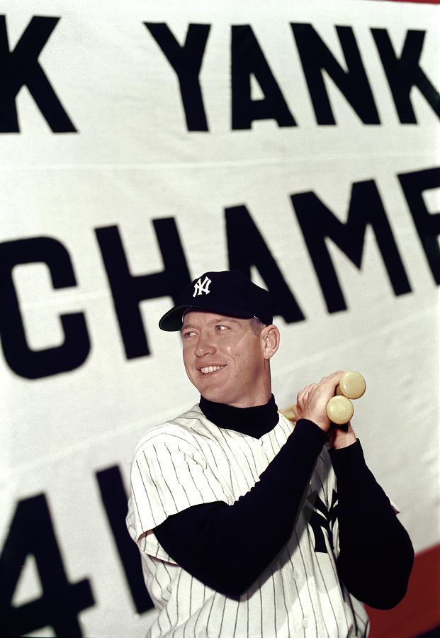 Mickey Mantle 1951 Photograph by Paul Plaine