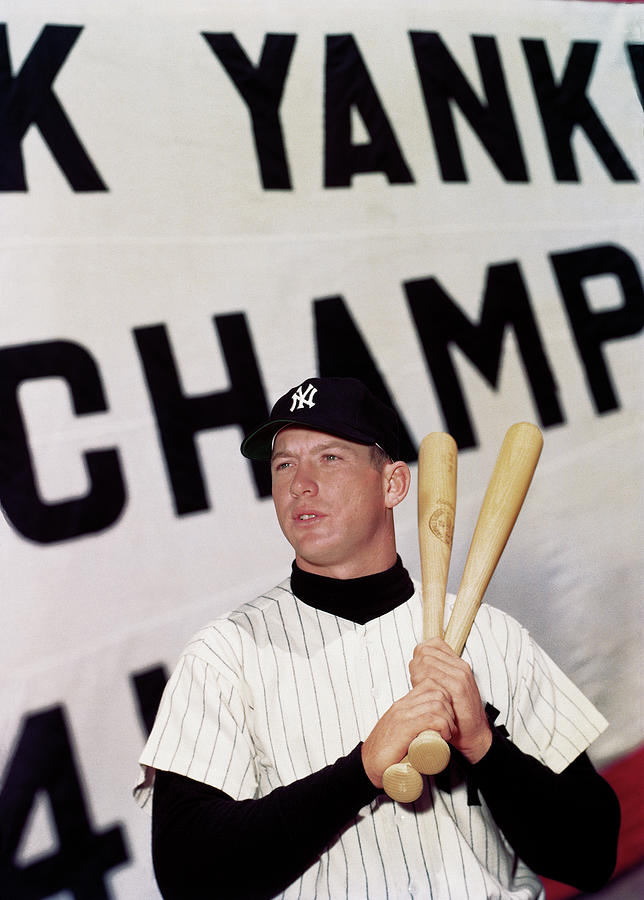 Mickey Mantle 1961 Photograph by Paul Plaine