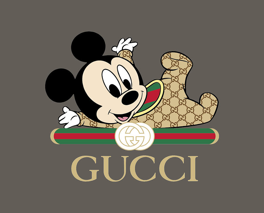 Mickey Mouse Gucci Digital Art by Agus Taryana