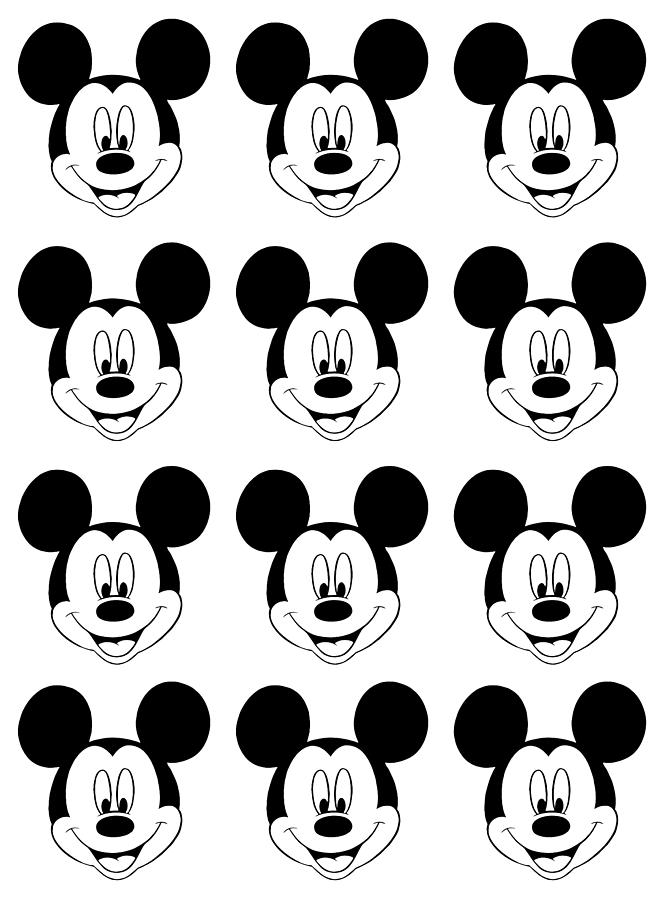 Mickey Mouse pattern Digital Art by SupLA Fresh