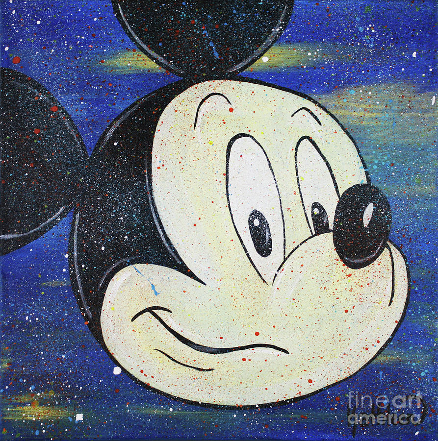 Mickey Mouse Pshh Painting