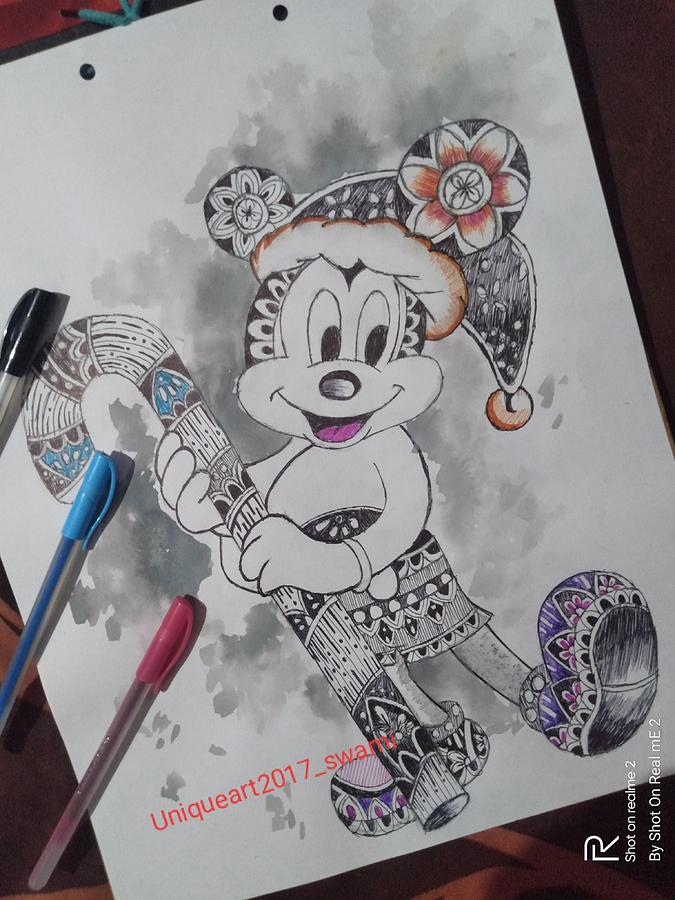 Mickey Mouse sketch Poster by Barnea Maria tereza - Pixels Merch