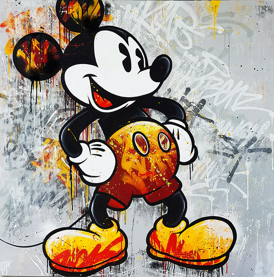 Mickey Digital Art by Pierre-Alain Prevalet - Fine Art America