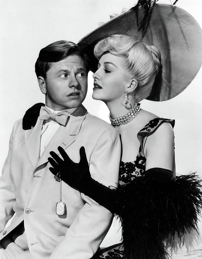 Mickey Rooney Photograph - MICKEY ROONEY and MARILYN MAXWELL in SUMMER HOLIDAY -1948-, directed by ROUBEN MAMOULIAN. by Album