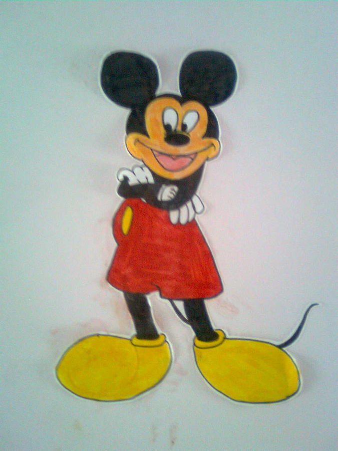 Micky Mouse Painting by Sudha Sharma - Fine Art America