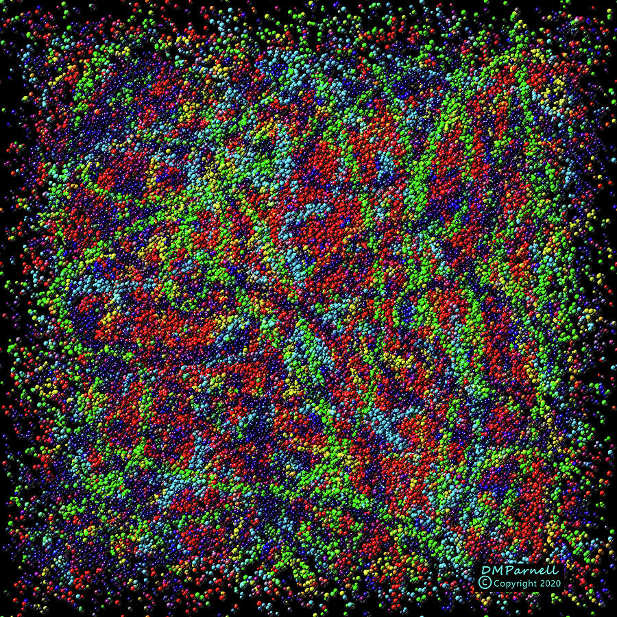 Microdot Madness Digital Art by Diane Parnell