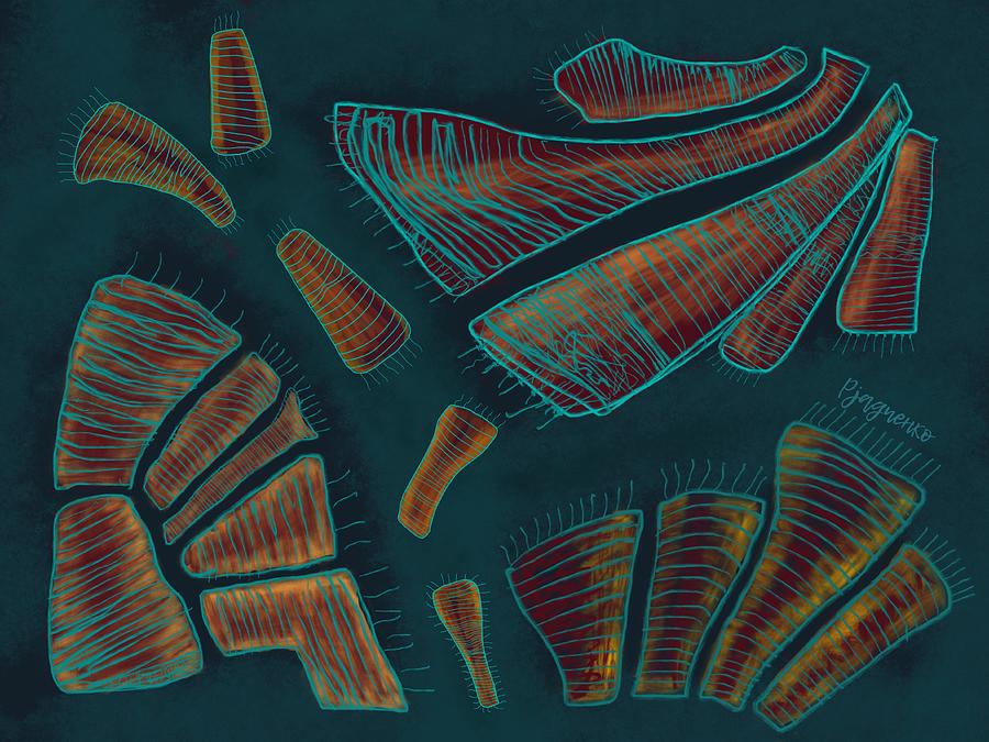 Microorganisms Digital Art by Ljev Rjadcenko