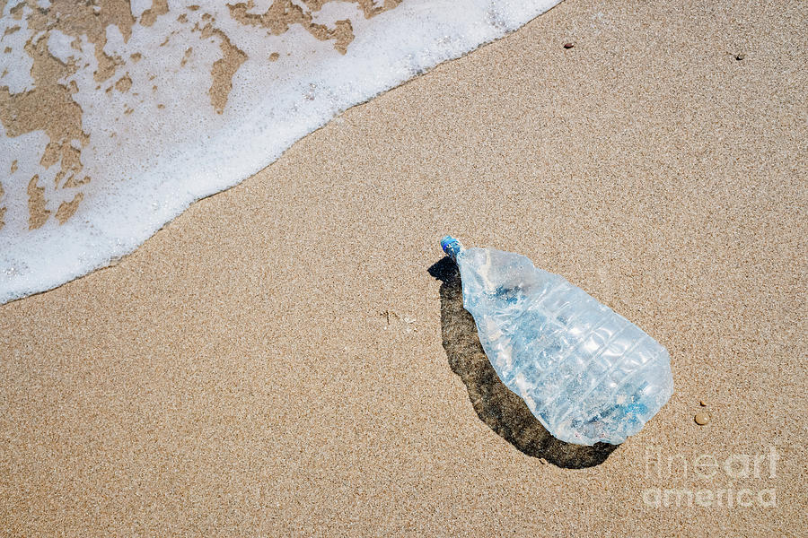 Microplastics on beaches abound due to plastic waste that is thr Photograph by Joaquin Corbalan