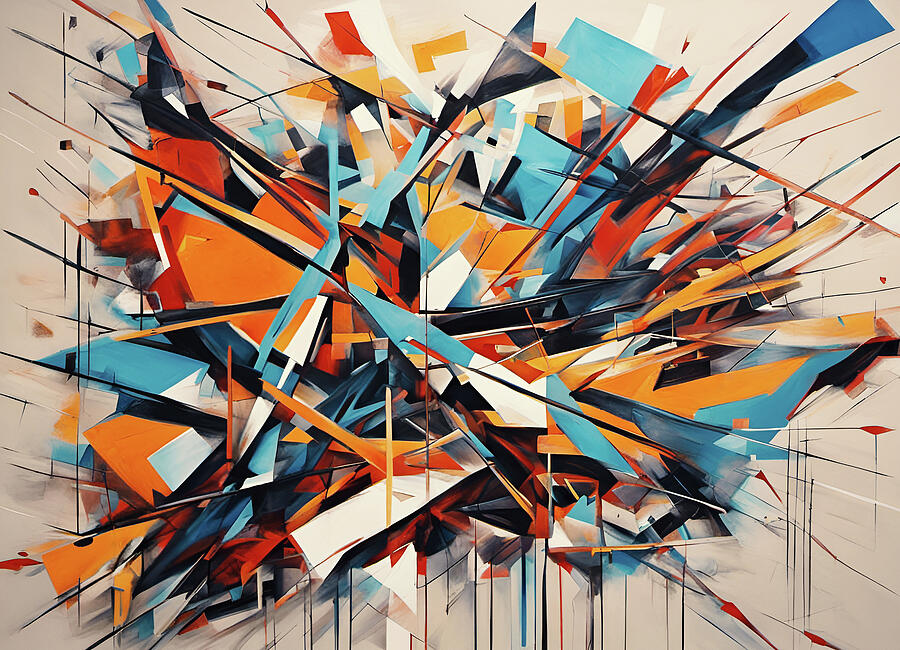 Mid Century Color Explosion Digital Art by Freddy B Mid Century Color Explosion Digital Art by Freddy B