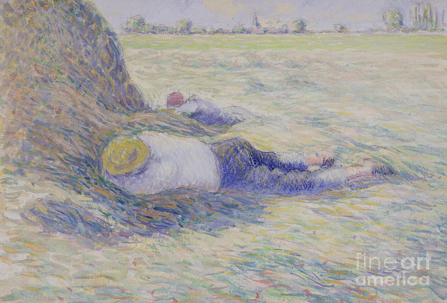 Midday Rest, 1887 Painting by Camille Pissarro