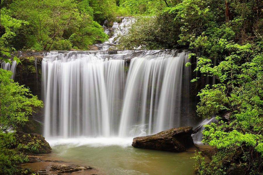 SC Waterfall - Middle Brasstown Falls Photograph by Rich Nicoloff - Pixels