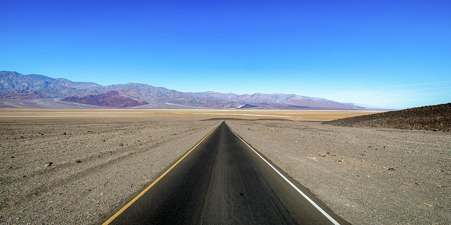 Middle of the Desert - Death Valley Photograph by Peter Tellone