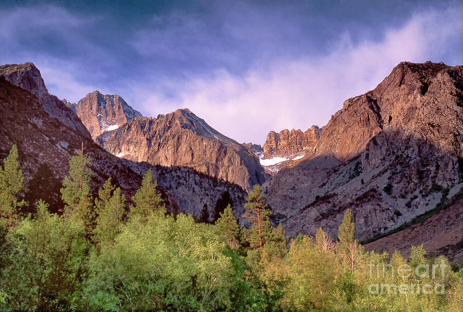 Middle Palisades Glacier Eastern Sierras California Photograph by Dave Welling