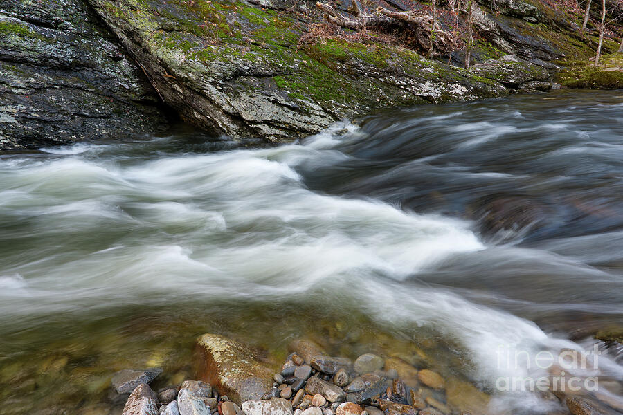 Nature Photograph - Little River Rapids 27 by Phil Perkins