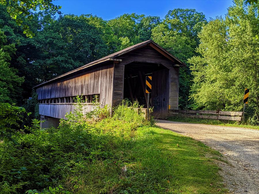 Middle Road Covered Bridge Photograph by Brad Nellis