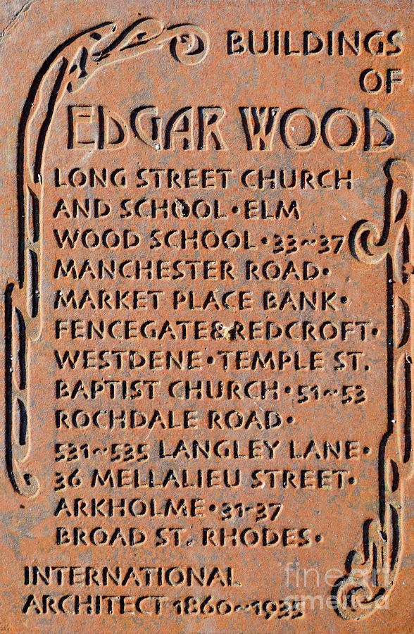 Middleton history - Edgar Wood Photograph by Pics By Tony
