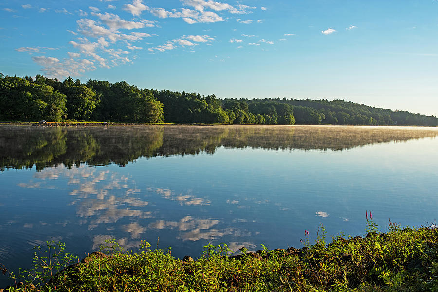 Middleton Pond Middleton Massachusetts Beautiful Morning Light Photograph by Toby McGuire