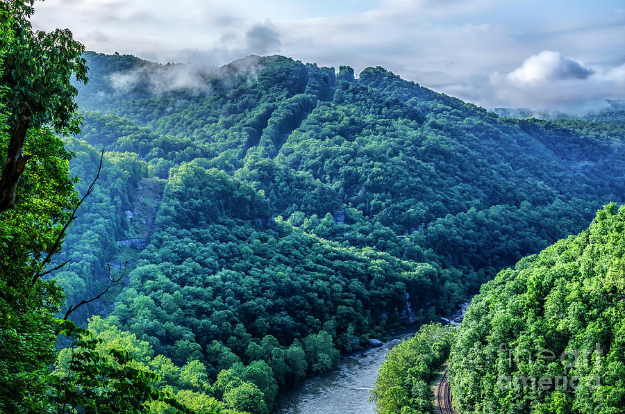 Midland Trail View of New River Gorge Photograph by Thomas R Fletcher