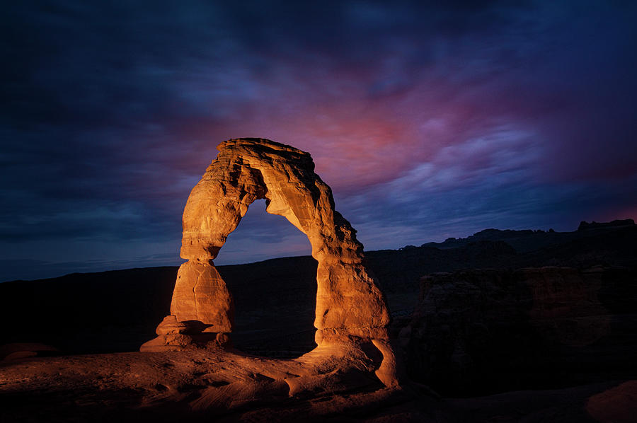 Arches National Park Photograph - Midnight at Arches by Jason Turuc Arches National Park Photograph - Midnight at Arches by Jason Turuc