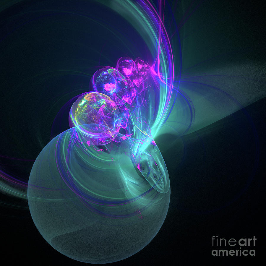 Midnight Bubbles Digital Art By Elisabeth Lucas Fine Art America 5966