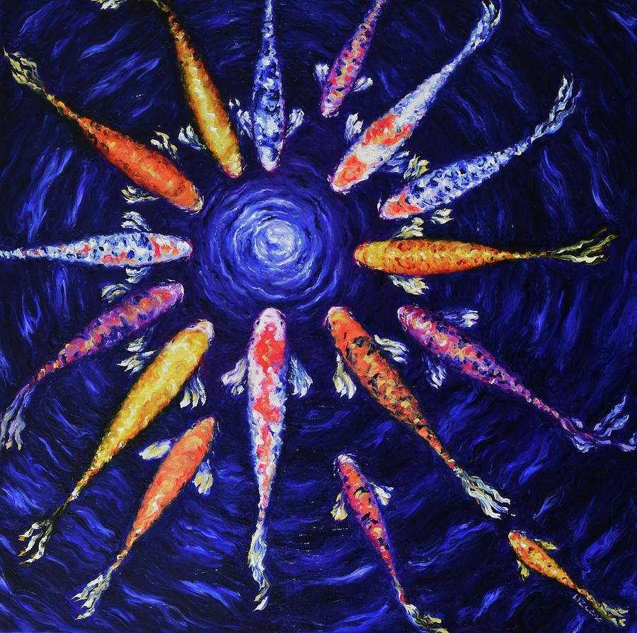 Midnight Gathering Painting by Elizabeth Cox