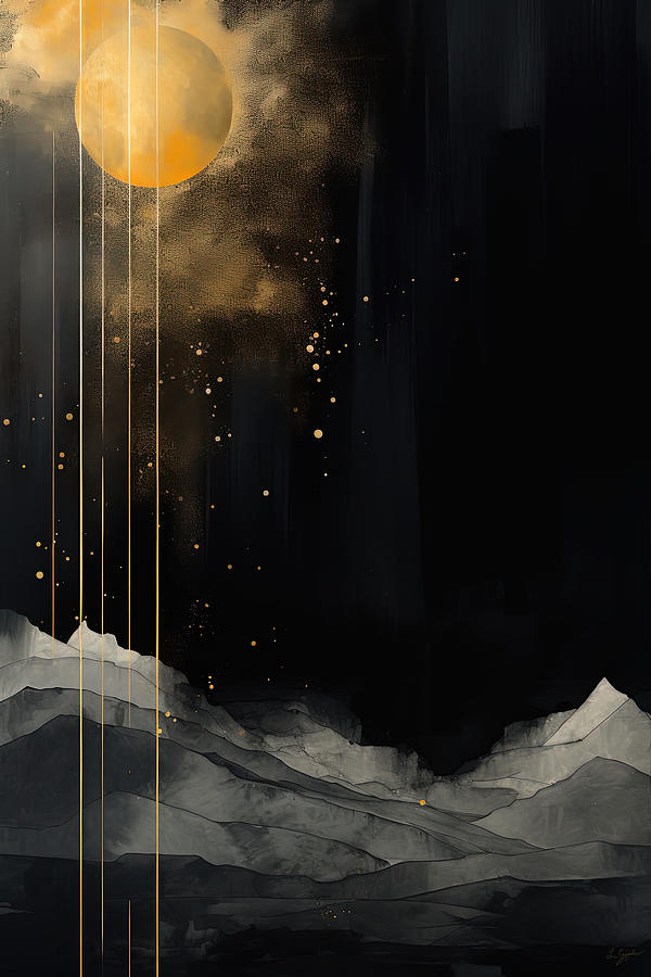 Midnight Glow Art Painting by Lourry Legarde Midnight Glow Art Painting by Lourry Legarde