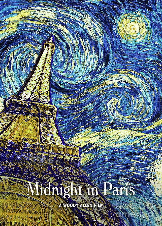 Owen Wilson Digital Art - Midnight In Paris by Bo Kev