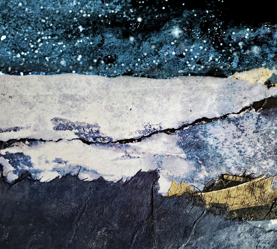 Midnight In The Mountains Mixed Media