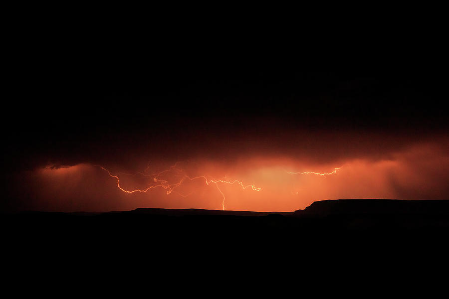 Summer Photograph - Midnight Lightning by Wasatch Light