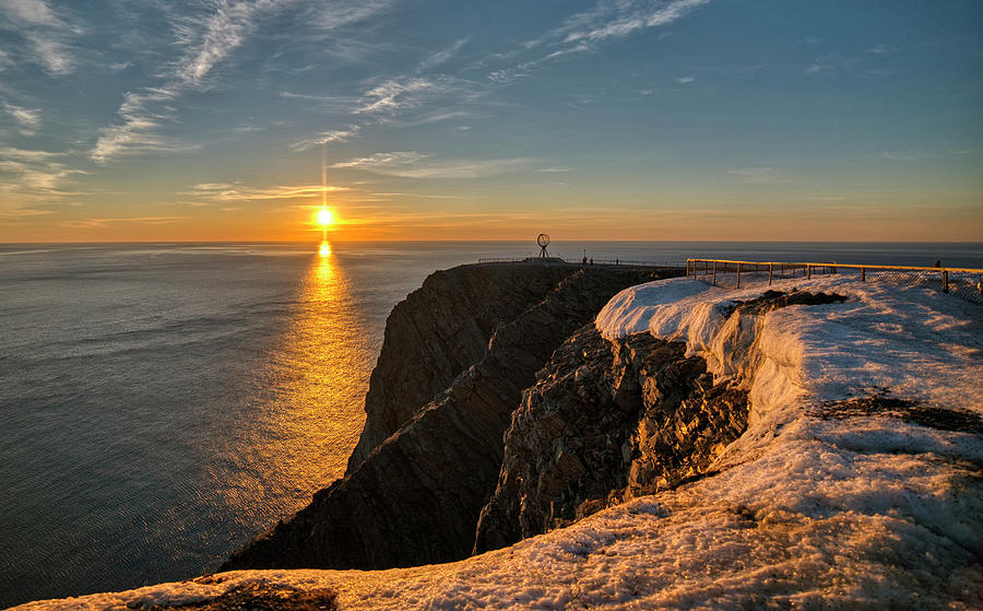 Midnight Sun North Cape Norway Photograph By Jon Lundal