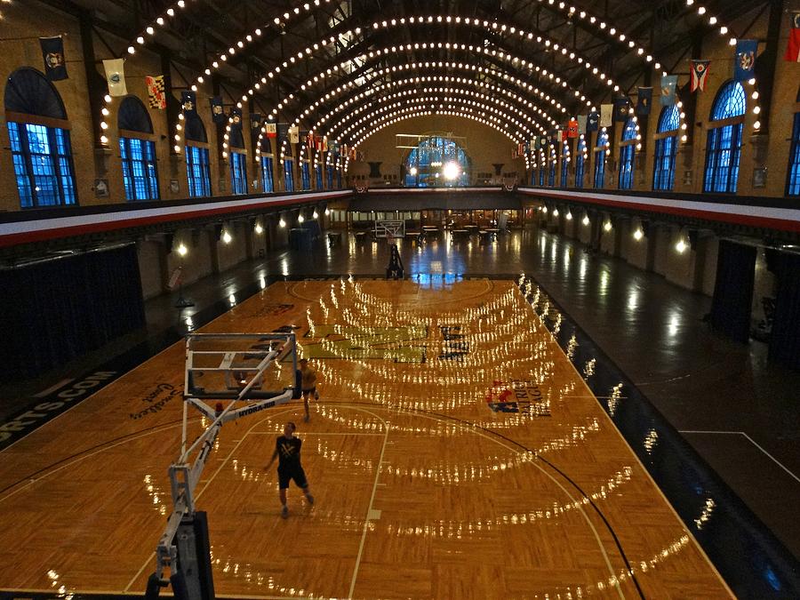 Midshipmen Playing Basketball Dahlgren Hall United States Naval Academy ...