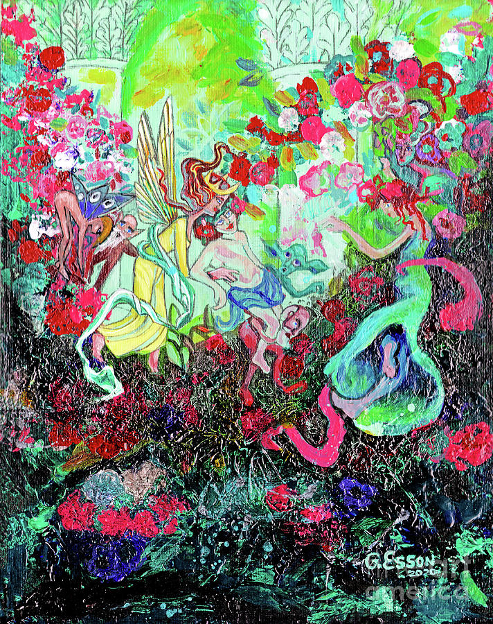 Midsummer Nights Dream Painting by Genevieve Esson