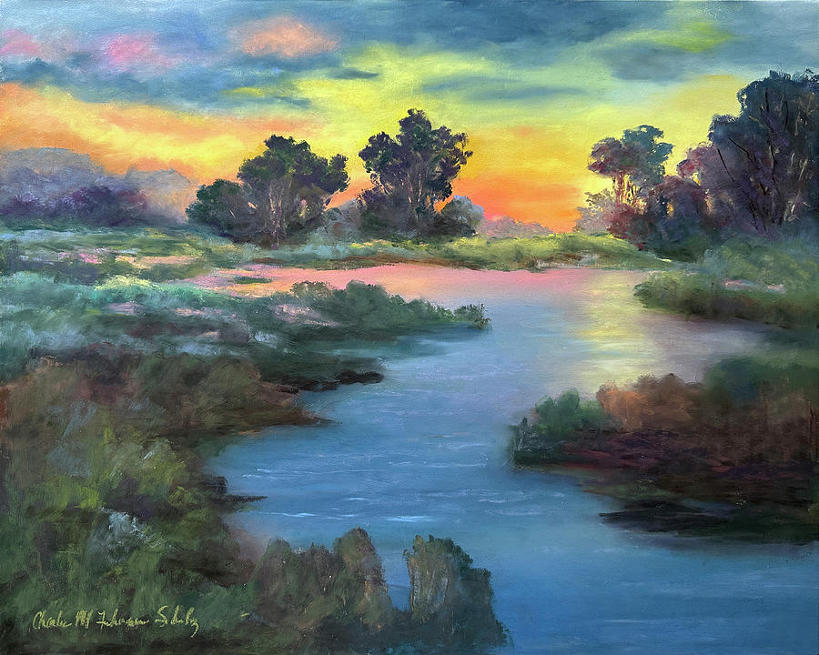 Midsummers Eve Painting by Charlene Fuhrman-Schulz