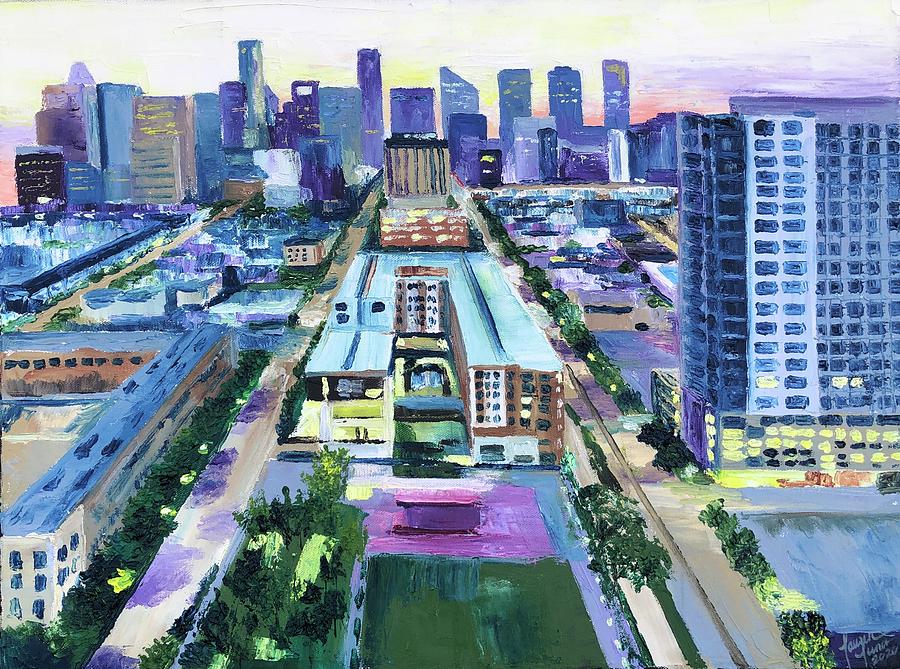 Midtown Painting - Midtown HOU by Lauren Luna Midtown Painting - Midtown HOU by Lauren Luna