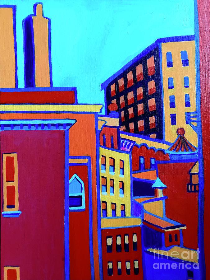 Midtown Manhattan  Painting by Debra Bretton Robinson