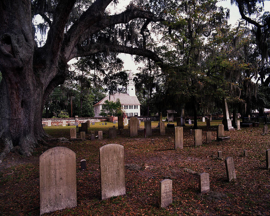 Midway Church and Cemetery Photograph by James C Richardson