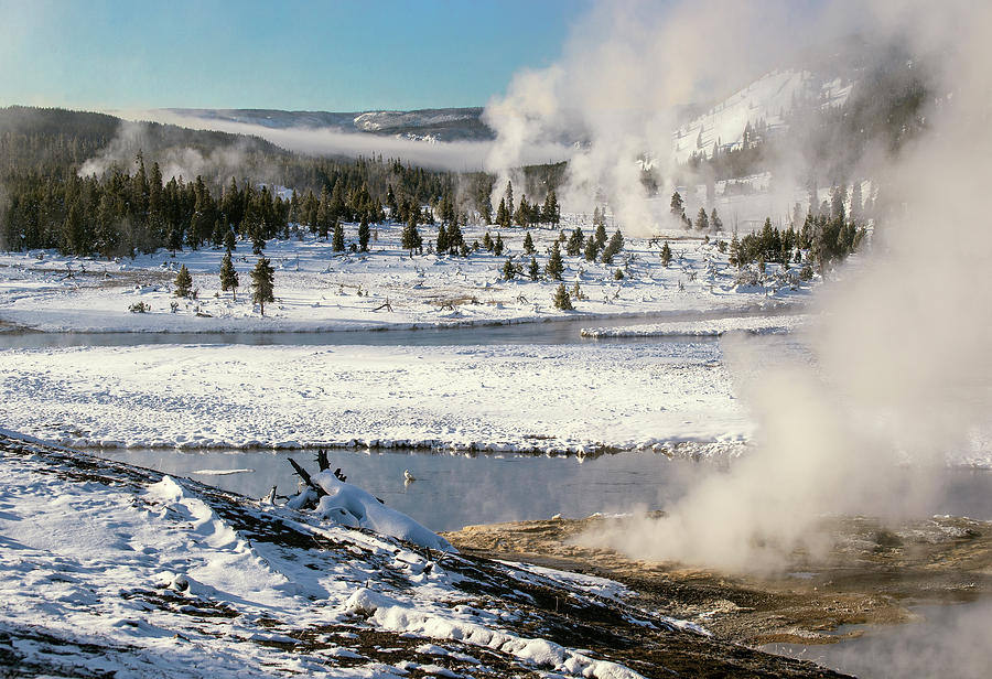 Midway Geyser Basin Yellowstone National Park  Photograph by Greg Sigrist