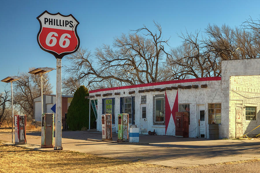 Midway Station - Adrian, Texas - Route 66 Photograph by Susan Rissi Tregoning