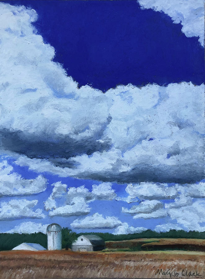 Midwestern Sky Pastel by MaryJo Clark