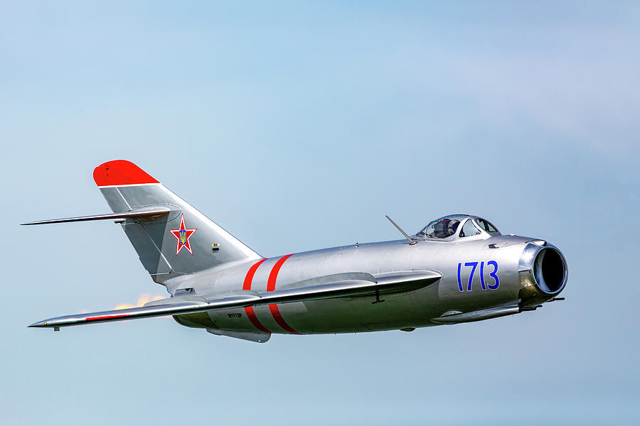 Mig-17 Jet Fighter in Flight Photograph by Dale Kincaid