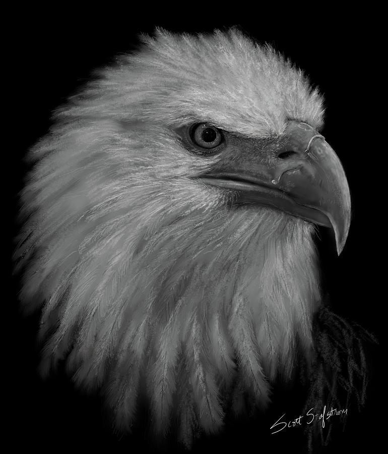 Mighty Eagle Digital Art by Scott Stafstrom