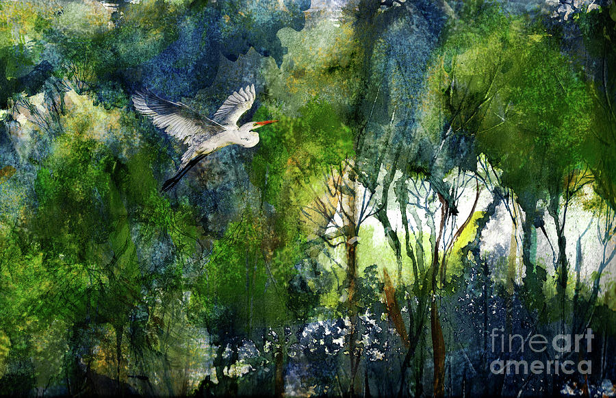 Mighty Flighty Painting by Francelle Theriot