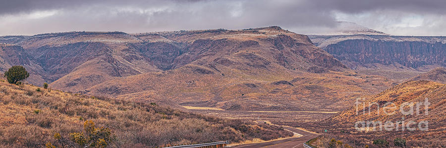 Mighty Mountains of West Texas - Wild Rose Pass Towering Cliffs Davis Mountains - Fort Davis Photograph by Silvio Ligutti