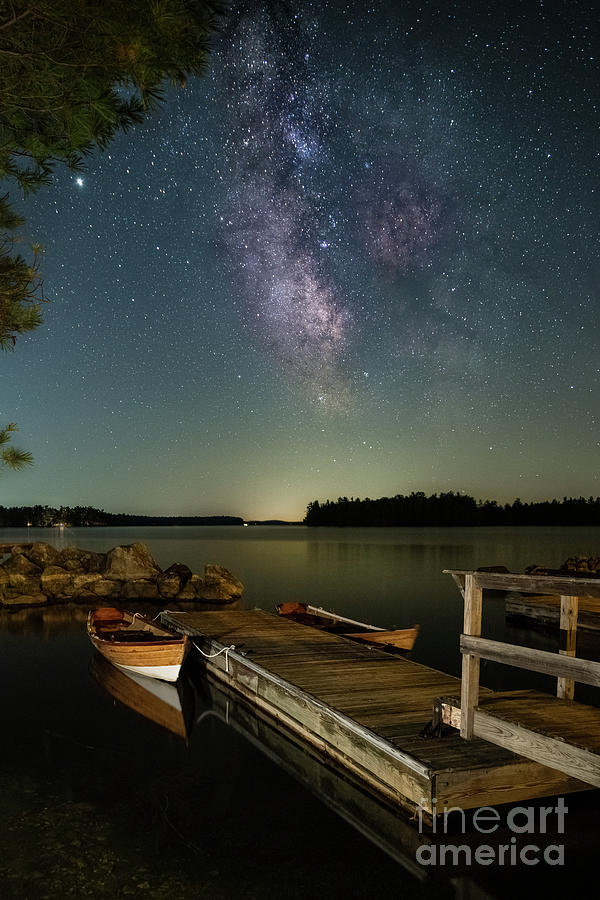 Migis Lodge Milky Way Photograph by Craig Shaknis