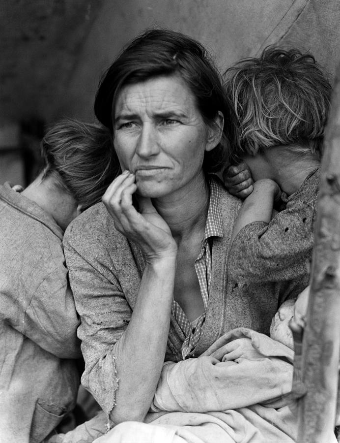 Migrant Mother Nipomo California 1936 Photograph by Dorothea Lange