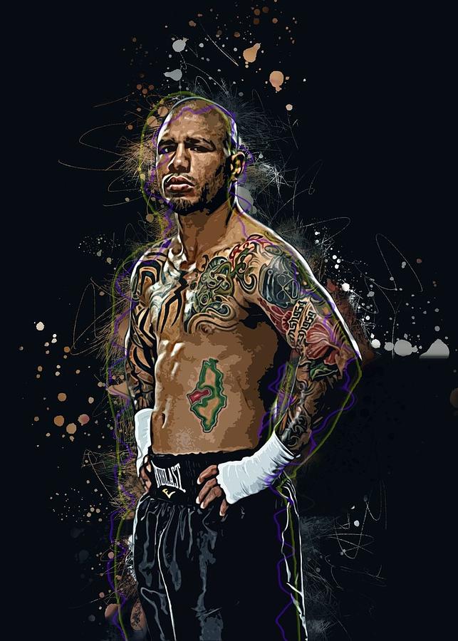 Miguel Cotto-08 Digital Art by Thuy Dinh Thi | Pixels