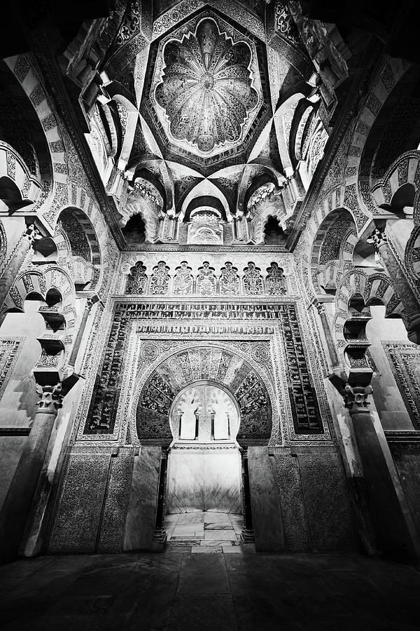 Mihrab In Great Mosque Cathedral Of Cordoba Photograph by Artur Bogacki
